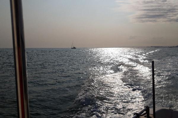 mer de dunkerque sortie du port