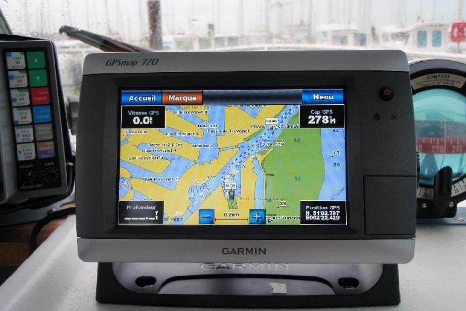 Aide éléctonique de navigation du bateau de formation 